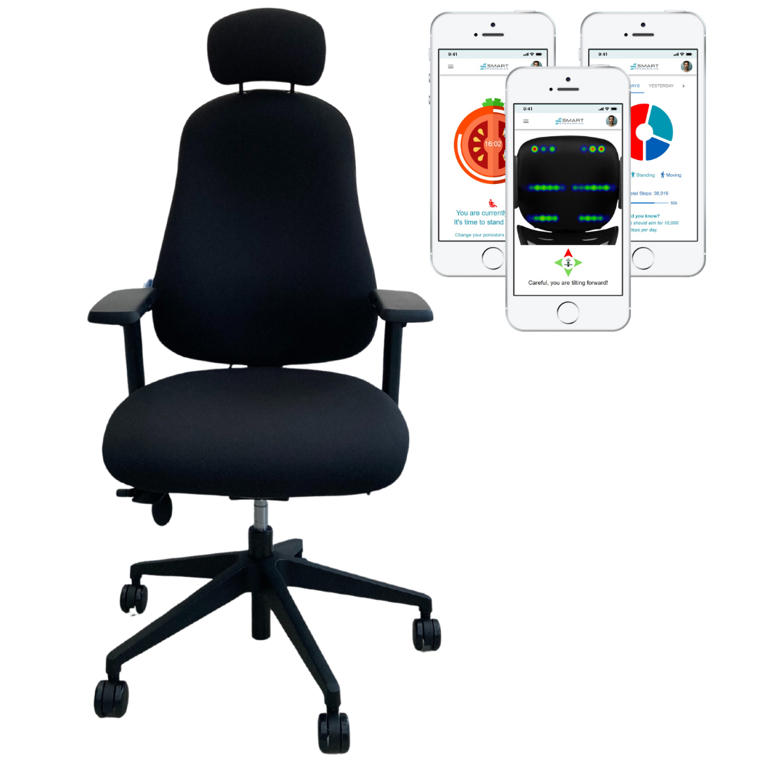 Sense Smart chair and its dedicated mobile app